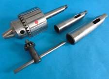 Jacobs No.36 Drill Chuck (Strip/Clean/Oil) + MT2 Arbor + MT3 & MT4 Sleeve + Key