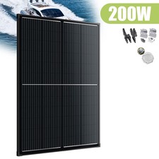 200W 12V Black Solar Panel