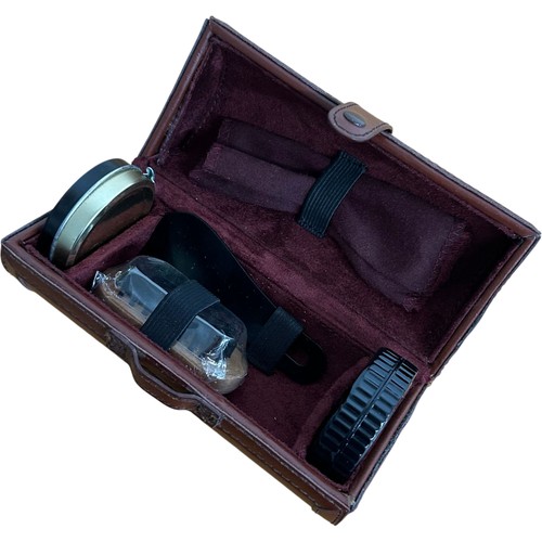 Vintage shoe polish kit with - polish,