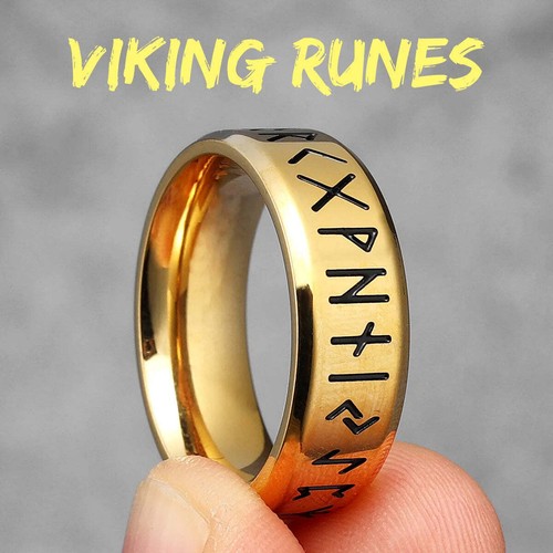Vintage nordic viking runes - vintage,