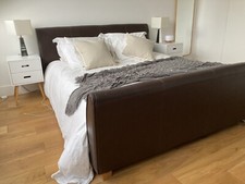 Luxury Super Kind Leather Bed 