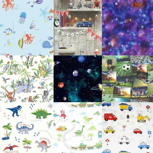 Boys bedroom wallpaper - bedroom,