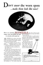 PONSELL Electric Floor Polishing Machines ADVERT Vintage 1930 Print Ad E07/25