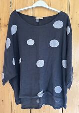 VALENTYNE ITALY Linen Blouse Wide Fit One Size