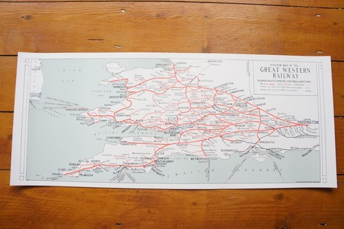 Gwr railway reprint carriage - railway,