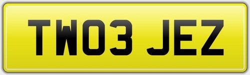 Jez car reg - jez, plate