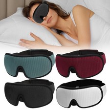 3D Memory Foam Sleep Eye Mask Soft Padded Shade Cover Sleeping Travel Blindfold