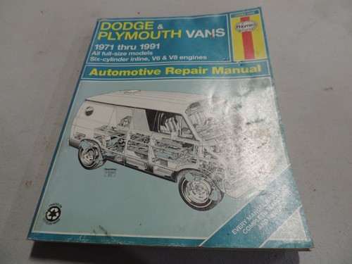 Haynes dodge plymouth vans - dodge, &