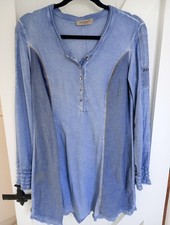 Elisa Cavaletti Blue Long Top/Dress  M