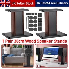 1 Pair Wood Grain Speaker