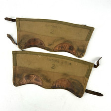 British Army Gaiters 37 Pattern 1937 Military surplus WW2 Reenactment Size 2