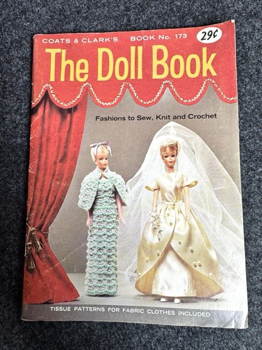 Vtg coats clarks barbie doll - coats,