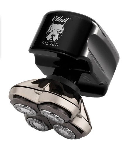 Skull shaver pitbull silver - skull, shaver/pitbull