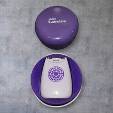 Vintage Philips Ladyshave HP2111 1960/70s Retro Electric Shaver Purple Case VGC