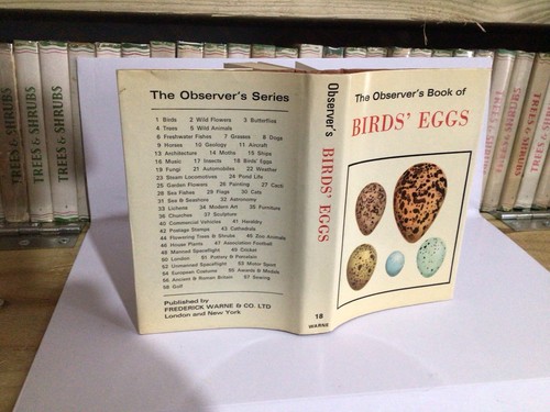Observers book birds eggs - of,