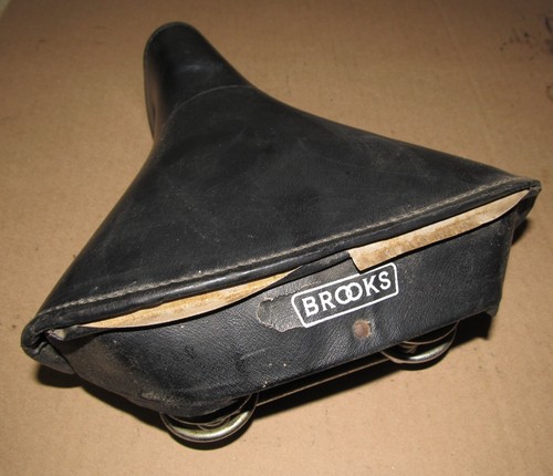 Vintage brooks bicycle saddle - brooks,