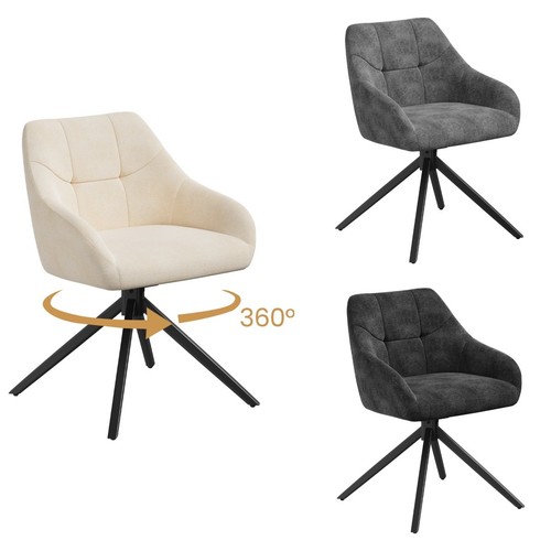 Woltu swivel dining - swivel, set