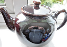Sadler large shiny brown tea