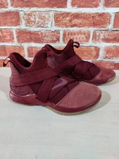 Men's Nike Lebron Soldier XII SFG basketball team burgundy trainers UK 9 shoes