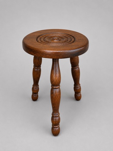 Vintage french stool farmhouse - stool,