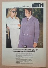 Terylene plus T Original UK Press Advert 1970