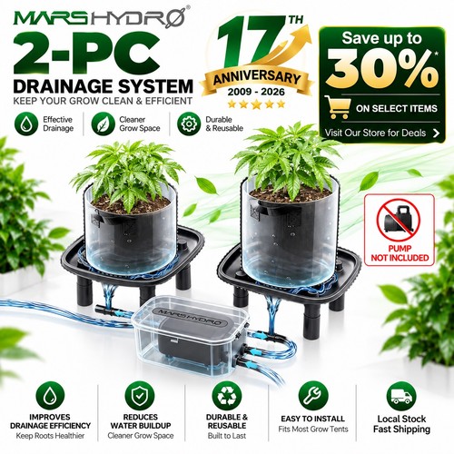 Mars hydro pack drainage - 2-pack,