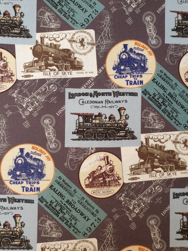 Train fabric fat - fabric,
