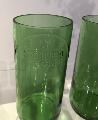 Recycled heineken beer bottle - heineken,