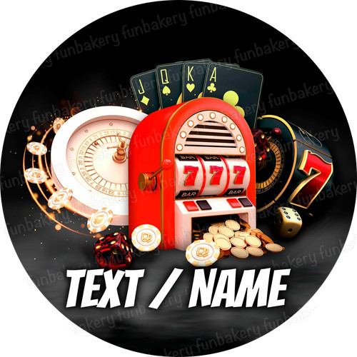 Casino poker cake - poker,