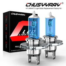 2x H7 Xenon White Headlight