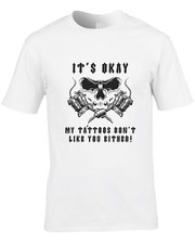 Funny Tattoo Gun Men's T-Shirt Body Art Statement Cool Gift Idea Birthday Stag