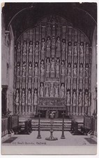 Tuck Silverette Oxford All Souls College Chapel Reredos Altar Screen Edwardian