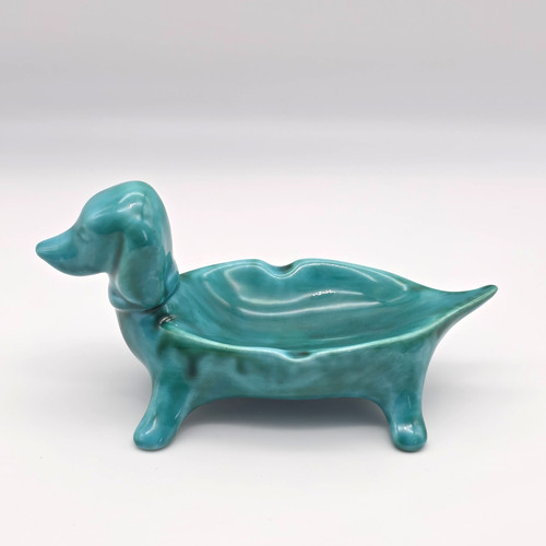 Anglia pottery dachshund - pottery,