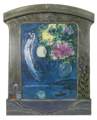 Marc chagall lovers couple - chagall,