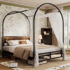 Retro Single Double Bed Metal