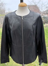 M&S Autograph Black Leather