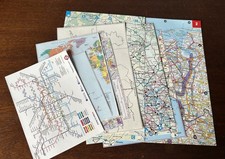 10 Map Pages Scrapbook