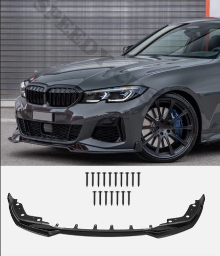 Gloss black front bumper - gloss,