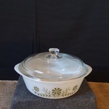 Vintage Glasbake J514 2QT
