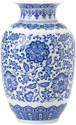 Blue vase chinoiserie - vase,,