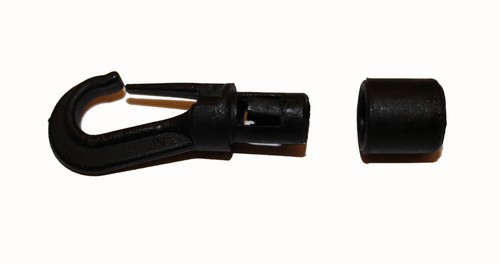 5mm black karabiner - x,
