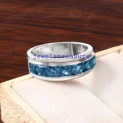 Natural london blue topaz - blue,