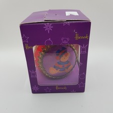 Harrods Christmas Bauble Red