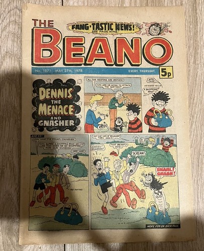 Vintage beano comic - vintage,