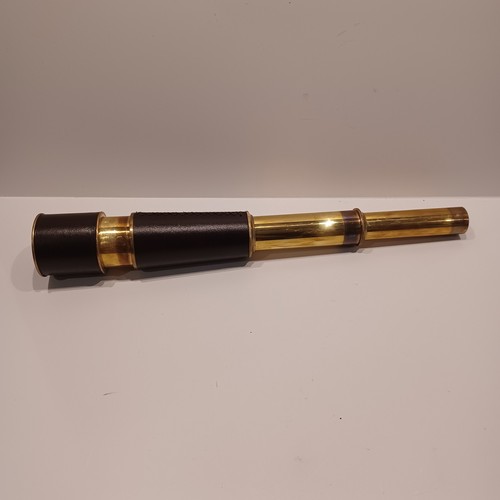 Brass draw tube spyglass - brass,