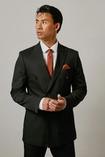 Burton Black Suit Jacket Mens