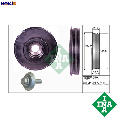 Belt pulley set crankshaft - pulley, 544