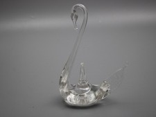 Vintage Hand-Blown Clear Glass
