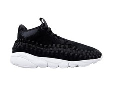 Nike Air Footscape Woven Chukka - Black Black White - Deadstock Rare - UK 8