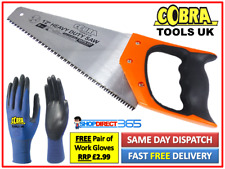 Cobra 12" Hand Saw 300mm Wood Carpentry 8 TPI Sharpoint Hardpoint NEW UK 23-49